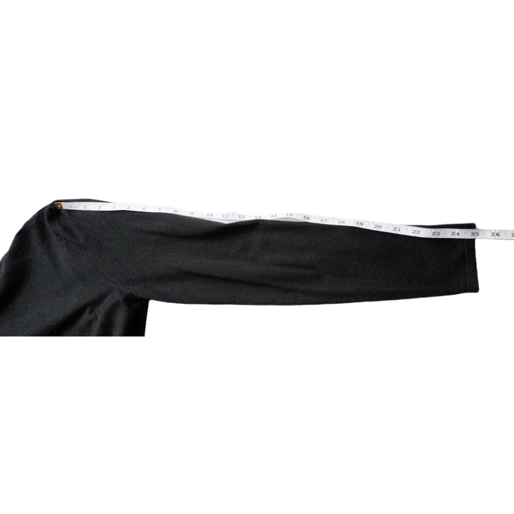 INC International Concepts Black Fringe Draped Open Cardigan - Picture 9 of 11